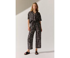 Schlupfhose THE FASHION PEOPLE, Damen, Gr. 40, Normalgrößen, schwarz, Obermaterial: 100% Viskose., gemustert, Hosen Schlupfhose (87556169-40) schwarz