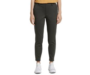 Schlupfhose TOM TAILOR DENIM, Damen, Gr. S (36), N-Gr, grau (anthrazit, meliert), Jersey, Obermaterial: 74% Polyester, 22% Viskose, 4% Elasthan, meliert, bequem knöchellang, Hosen Schlupfhose, im Jogg