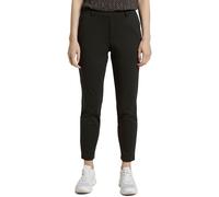Schlupfhose TOM TAILOR DENIM, Damen, Gr. XL (42), N-Gr, schwarz, Jersey, Obermaterial: 74% Polyester, 22% Viskose, 4% Elasthan, unifarben, bequem knöchellang, Hosen Schlupfhose, im Jogg-Pant Stil, Top