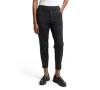 Schlupfhose TOM TAILOR DENIM, Damen, Gr. XS (34), N-Gr, schwarz, Jersey, Obermaterial: 74% Polyester, 22% Viskose, 4% Elasthan, unifarben, bequem knöchellang, Hosen Schlupfhose, im Jogg-Pant Stil, Top