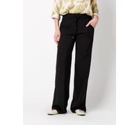 Schlupfhose TONI "Jenny Wide Leg", Damen, Gr. 40, N-Gr, schwarz, Web, Obermaterial: 48% Polyamid, 42% Viskose, 10% Elasthan, unifarben, bequem lang, Hosen Schlupfhose, mit Tunnelzug, weites Bein, auch