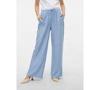 Vero Moda Melaney Loose Hochbundhosen (Herstellerartikelnummer: 10316385-ChambrayBlue/Melange-M)