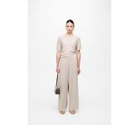 Schlupfhose VILA "VIPLISA HW LOOSE PANTS - NOOS", Damen, Gr. XL (42), N-Gr, simply taupe, Web, Obermaterial: 65% Polyester, 35% Viskose, unifarben, loose fit knöchellang, Hosen Schlupfhose, Sommerhose