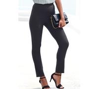 Schlupfhose VIVANCE "aus bequemer Stretchware und elastischem Bündchen", Damen, Gr. 42, N-Gr, schwarz, Stoff, Obermaterial: 77% Viskose, 20% Polyamid, 3% Elasthan, unifarben, figurbetont knöchellang,