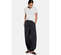Schlupfhose ZERO "Damen mit elastischem Bund", Damen, Gr. 40, Normalgrößen, schwarz beauty, Obermaterial: 100% Polyester, figurumspielend 7/8-Länge, Hosen Schlupfhose, Material (74434415-40) schwarz b