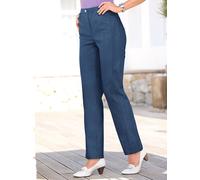Schlupfjeans CASUAL LOOKS, Damen, Gr. 195, Extrakurzgrößen, blau (dunkelblau), 98% Baumwolle, 2% Elasthan, unifarben, lang, Jeans Schlupfjeans (659160-195) dunkelblau