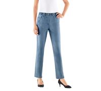 Schlupfjeans CASUAL LOOKS, Damen, Gr. 25, Kurzgrößen, blau (blau, bleached), 98% Baumwolle, 2% Elasthan, unifarben, lang, Jeans Schlupfjeans (753922-25) blau, bleached
