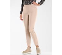 Schlupfjeans INSPIRATIONEN, Damen, Gr. 36, Normalgrößen, beige, 96% Baumwolle, 4% Elasthan, unifarben, lang, Jeans Schlupfjeans (81416854-36) beige