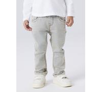 Schlupfjeans NAME IT "NMMRYAN SLIM SWE JEANS 2472-TH NOOS", Jungen, Gr. 80, N-Gr, vintage light blau denim, Denim/Jeans, Obermaterial: 70% Baumwolle, 27% Polyester, 3% Elasthan, leichte Abriebeffekte,