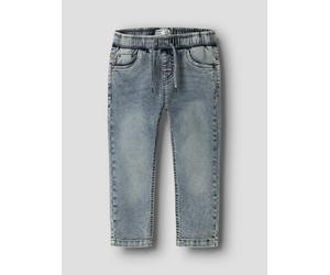 Schlupfjeans NAME IT "NMMRYAN SLIM SWE JEANS 2472-TH NOOS", Jungen, Gr. 86, N-Gr, vintage medium blau denim, Denim/Jeans, Obermaterial: 70% Baumwolle, 27% Polyester, 3% Elasthan, leichte Abriebeffekte