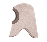 Schlupfmütze MAXIMO, Jungen, Gr. 49, braun (hellbraunmeliert), Fleece, Baumwolle, mehrfarbig, meliert, Mützen, Baumwollfleece, gefüttert, Rippstrickbündchen (21647940-49) hellbraunmeliert