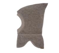 Schlupfmütze MAXIMO, Jungen, Gr. 51, braun (braunmeliert), Fleece, Baumwolle, meliert, unifarben, Mützen, Wolle, gefüttert, Rippstrickbündchen, mit Zipfel (30893219-51) braunmeliert