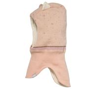 Schlupfmütze MAXIMO, Mädchen, Gr. 53, beige, Feinstrick, Baumwolle, gemustert, Mützen, im Katzen-Design (37498958-53) beige