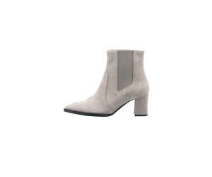 Schlupfstiefel LLOYD "AMARA 410", Damen, Gr. 3, beige (grau), Leder, unifarben, Basic, Schuhe Schlupfstiefel, mit klassischem Design (62381547-3) grau