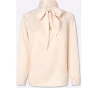 Schluppenbluse elfenbein 46