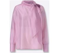 Schluppenbluse rosé 40