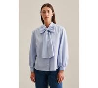 Schluppenbluse Streifen Blau 48 (60.135273-0014-48)