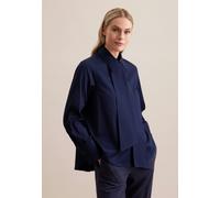 Schluppenbluse Uni Blau 48 (60.137133-0018-48)