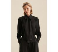 Schluppenbluse Uni Schwarz 34 (60.637061-0039-34)