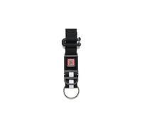 schlusselanhanger chrome mini buckle schwarz