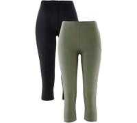 Schmal geschnittene Capri-Leggings (2er Pack) 52/54 (XXL)