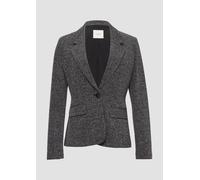 Kurzblazer S.OLIVER BLACK LABEL Gr. 36, grau (grey, black) Damen Blazer (72123439-36) grey, black