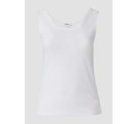 Schmal geschnittenes Tanktop aus Baumwollmix 54 weiß 2174254.0100.54