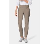 Schmale Bengalinhose LOUISA braun 21 lang