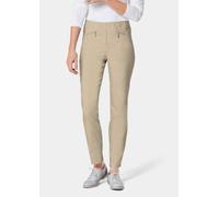 Schmale Bengalinhose LOUISA braun 26 lang