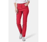 Schmale High-Stretch-Jeans LOUISA rot 50 lang
