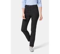 Regular-fit-Jeans GOLDNER "Damen Jeans Slim Fit LOUISA mit Stretch-Anteil", Damen, Gr. 42, N-Gr, schwarz, Obermaterial: 70% Baumwolle CO. 27% Polyester PES. 3% Elasthan EL., Jeans (27022046-42) schwar