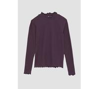 Schmales Rippshirt mit Rollsaum 134/140 lila 2153041.4988.134_140