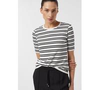 Comma Damen T-Shirt 2176884 Grey/Black 42