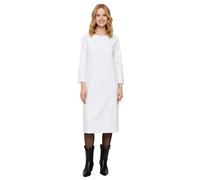 schmeichelhaftes Damen Midi-Kleid Etui-Kleid mit zartem Blumenmuster 952177 Hellblau/Weiß 44