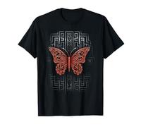 Schmetterling Mandala Tier Kunst Grafik Schmetterling T-Shirt