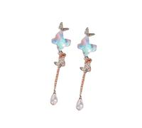 Schmetterlings Ohrringe für Frauen, allergiesichere Ohrstecker aus Legierung, leichter Schmuck für den täglichen Gebrauch und Abendveranstaltungen Modische, allergiesichere Ohrringe