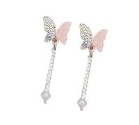Schmetterlings Ohrringe für Frauen, allergiesichere Ohrstecker aus Legierung, leichter Schmuck für den täglichen Gebrauch und Abendveranstaltungen Modische, allergiesichere Ohrringe