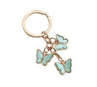 Schmetterlings-Schlüsselanhänger, Auto-Schlüsselanhänger, hängende Ornament, Party-Favor für Handtasche, Geldbörse, Geldbörse, Dekoration, Schmetterlings-Schlüsselanhänger, bunt, hängender Anhänger