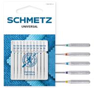 SCHMETZ | 10 Nähmaschinennadeln | Universal | 130/705 H | Nadeldicke 70/10-100/16 | auf jeder gängigen Haushaltsnähmaschine einsetzbar