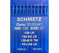 SCHMETZ 10 (Rundkolben) Leder Nähmaschinen Nadeln System 134 KK LR (Industrie) NM 130 Size 21