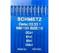 SCHMETZ 10 (Rundkolben) Nähmaschinen Nadeln DCx1 / 81x1 / 82x1 (Industrie) NM 100