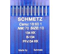 SCHMETZ 10 (Rundkolben) Nähmaschinen Nadeln System 134 KK (Industrie) NM 70 Size 10