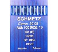 SCHMETZ 10 Rundkolben Nähmaschinen Nadeln System 134 (R) Industrie St. 100