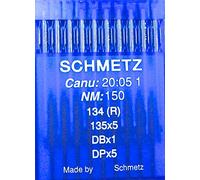 SCHMETZ 10 Rundkolben Nähmaschinen Nadeln System 134 (R) Industrie St. 150