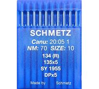 SCHMETZ 10 Rundkolben Nähmaschinen Nadeln System 134 (R) Industrie St. 70