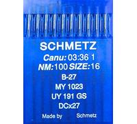 SCHMETZ 10 Rundkolben Nähmaschinen Nadeln System B-27 Industrie St. 100