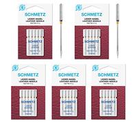 SCHMETZ 25 Nähmaschinen Nadeln Flachkolben 130/705H LL - Leder (110)