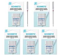 SCHMETZ: 25 Nähmaschinen-Nadeln - HAx1 SP - Overlock Maschine - Stärke 75/11