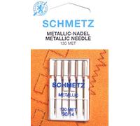 SCHMETZ 5 METALLIC Nähmaschinen Nadeln (Flachkolben) 130/705 130MET Stärke 90/14