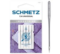 SCHMETZ | 5 Nähmaschinennadeln | 134 Universal | 134 U | Nadeldicke 100/16 | Mit 2 mm Rundkolben für Schnellnäher mit Nadelsystem 134, 134R, DPx5, 135X5 oder SY 1955